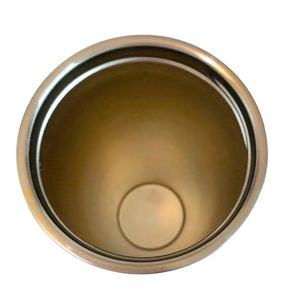 STARBUCKS 2019 Metallic Gold Glitter 24oz Stainless Steel Tumbler